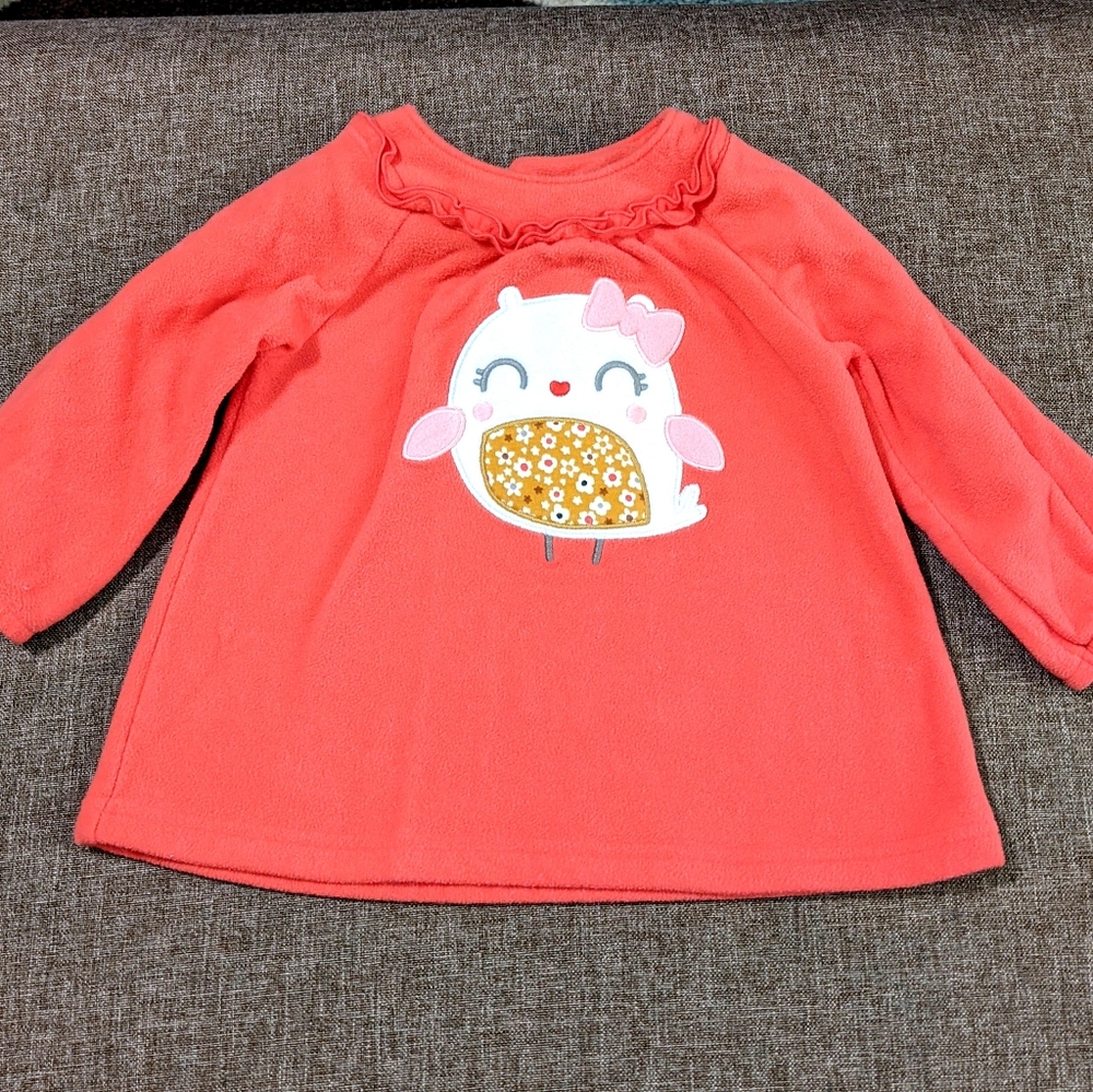 Baby girl matching set with owl